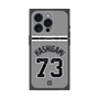 プレミアムスクエアケース with MagSafe［ 読売ジャイアンツ - #73 HASHIGAMI - ビジター ］