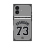 プレミアムスクエアケース with MagSafe［ 読売ジャイアンツ - #73 HASHIGAMI - ビジター ］