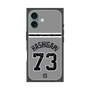 プレミアムスクエアケース with MagSafe［ 読売ジャイアンツ - #73 HASHIGAMI - ビジター ］