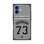 プレミアムスクエアケース with MagSafe［ 読売ジャイアンツ - #73 HASHIGAMI - ビジター ］