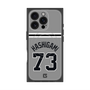 プレミアムスクエアケース with MagSafe［ 読売ジャイアンツ - #73 HASHIGAMI - ビジター ］