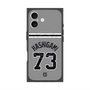 プレミアムスクエアケース with MagSafe［ 読売ジャイアンツ - #73 HASHIGAMI - ビジター ］