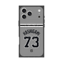 プレミアムスクエアケース with MagSafe［ 読売ジャイアンツ - #73 HASHIGAMI - ビジター ］