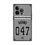 プレミアムスクエアケース with MagSafe［ 読売ジャイアンツ - #047 KOHNO - ビジター ］