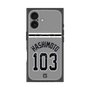 プレミアムスクエアケース with MagSafe［ 読売ジャイアンツ - #103 HASHIMOTO - ビジター ］