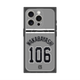 プレミアムスクエアケース with MagSafe［ 読売ジャイアンツ - #106 WAKABAYASHI - ビジター ］