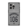 プレミアムスクエアケース with MagSafe［ 読売ジャイアンツ - #106 WAKABAYASHI - ビジター ］