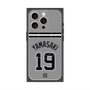 プレミアムスクエアケース with MagSafe［ 読売ジャイアンツ - #19 YAMASAKI - ビジター ］