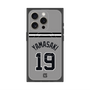 プレミアムスクエアケース with MagSafe［ 読売ジャイアンツ - #19 YAMASAKI - ビジター ］