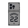 プレミアムスクエアケース with MagSafe［ 読売ジャイアンツ - #22 KOBAYASHI - ビジター ］