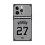 プレミアムスクエアケース with MagSafe［ 読売ジャイアンツ - #27 KISHIDA - ビジター ］