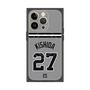プレミアムスクエアケース with MagSafe［ 読売ジャイアンツ - #27 KISHIDA - ビジター ］