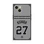 プレミアムスクエアケース with MagSafe［ 読売ジャイアンツ - #27 KISHIDA - ビジター ］
