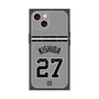 プレミアムスクエアケース with MagSafe［ 読売ジャイアンツ - #27 KISHIDA - ビジター ］