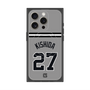 プレミアムスクエアケース with MagSafe［ 読売ジャイアンツ - #27 KISHIDA - ビジター ］