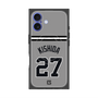 プレミアムスクエアケース with MagSafe［ 読売ジャイアンツ - #27 KISHIDA - ビジター ］