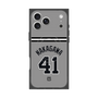 プレミアムスクエアケース with MagSafe［ 読売ジャイアンツ - #41 NAKAGAWA - ビジター ］