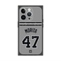 プレミアムスクエアケース with MagSafe［ 読売ジャイアンツ - #47 MORITA - ビジター ］