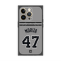 プレミアムスクエアケース with MagSafe［ 読売ジャイアンツ - #47 MORITA - ビジター ］