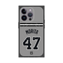 プレミアムスクエアケース with MagSafe［ 読売ジャイアンツ - #47 MORITA - ビジター ］