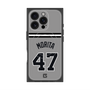 プレミアムスクエアケース with MagSafe［ 読売ジャイアンツ - #47 MORITA - ビジター ］