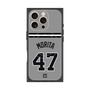 プレミアムスクエアケース with MagSafe［ 読売ジャイアンツ - #47 MORITA - ビジター ］