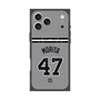 プレミアムスクエアケース with MagSafe［ 読売ジャイアンツ - #47 MORITA - ビジター ］