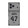 プレミアムスクエアケース with MagSafe［ 読売ジャイアンツ - #47 MORITA - ビジター ］