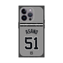 プレミアムスクエアケース with MagSafe［ 読売ジャイアンツ - #51 ASANO - ビジター ］