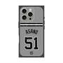 プレミアムスクエアケース with MagSafe［ 読売ジャイアンツ - #51 ASANO - ビジター ］