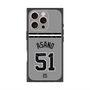 プレミアムスクエアケース with MagSafe［ 読売ジャイアンツ - #51 ASANO - ビジター ］