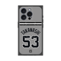 プレミアムスクエアケース with MagSafe［ 読売ジャイアンツ - #53 TAKANASHI - ビジター ］