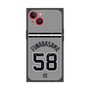 プレミアムスクエアケース with MagSafe［ 読売ジャイアンツ - #58 FUNABASAMA - ビジター ］