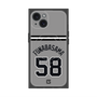 プレミアムスクエアケース with MagSafe［ 読売ジャイアンツ - #58 FUNABASAMA - ビジター ］