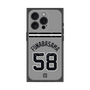 プレミアムスクエアケース with MagSafe［ 読売ジャイアンツ - #58 FUNABASAMA - ビジター ］