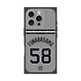 プレミアムスクエアケース with MagSafe［ 読売ジャイアンツ - #58 FUNABASAMA - ビジター ］