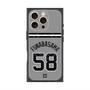 プレミアムスクエアケース with MagSafe［ 読売ジャイアンツ - #58 FUNABASAMA - ビジター ］
