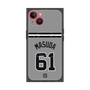 プレミアムスクエアケース with MagSafe［ 読売ジャイアンツ - #61 MASUDA - ビジター ］