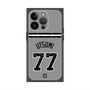 プレミアムスクエアケース with MagSafe［ 読売ジャイアンツ - #77 UTSUMI - ビジター ］