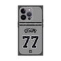 プレミアムスクエアケース with MagSafe［ 読売ジャイアンツ - #77 UTSUMI - ビジター ］