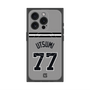 プレミアムスクエアケース with MagSafe［ 読売ジャイアンツ - #77 UTSUMI - ビジター ］