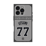 プレミアムスクエアケース with MagSafe［ 読売ジャイアンツ - #77 UTSUMI - ビジター ］