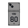 プレミアムスクエアケース with MagSafe［ 読売ジャイアンツ - #80 YANO - ビジター ］