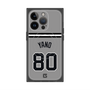 プレミアムスクエアケース with MagSafe［ 読売ジャイアンツ - #80 YANO - ビジター ］