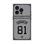 プレミアムスクエアケース with MagSafe［ 読売ジャイアンツ - #81 SUGIUCHI - ビジター ］