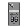 プレミアムスクエアケース with MagSafe［ 読売ジャイアンツ - #86 WHEELER - ビジター ］