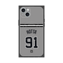 プレミアムスクエアケース with MagSafe［ 読売ジャイアンツ - #91 HOTTA - ビジター ］
