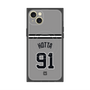 プレミアムスクエアケース with MagSafe［ 読売ジャイアンツ - #91 HOTTA - ビジター ］