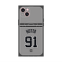 プレミアムスクエアケース with MagSafe［ 読売ジャイアンツ - #91 HOTTA - ビジター ］