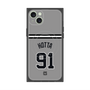 プレミアムスクエアケース with MagSafe［ 読売ジャイアンツ - #91 HOTTA - ビジター ］